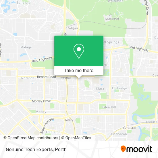 Mapa Genuine Tech Experts