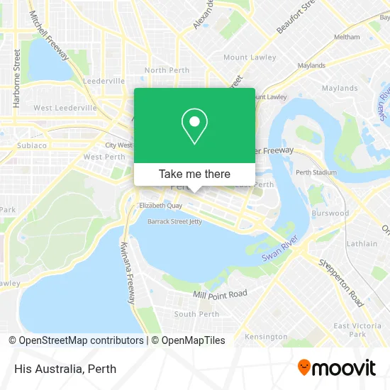Mapa His Australia