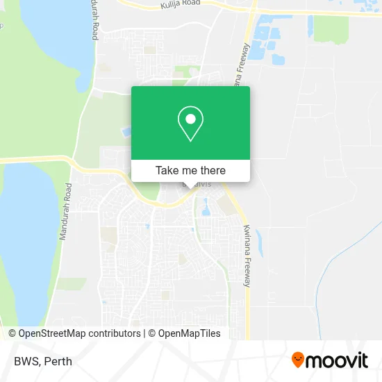 Mapa Bws