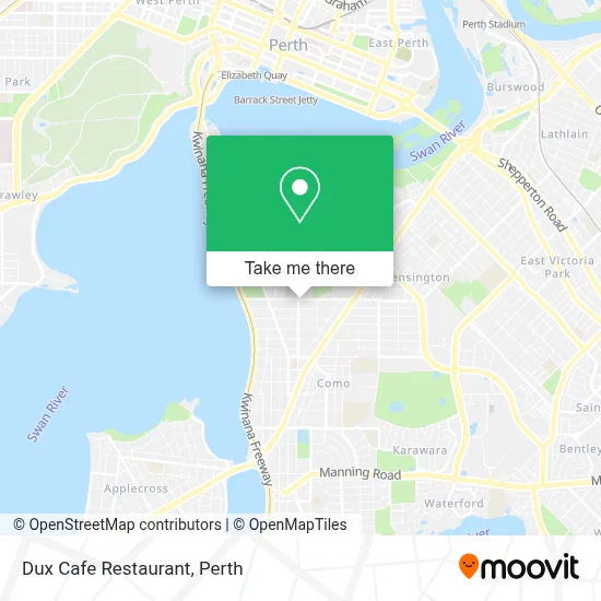 Mapa Dux Cafe Restaurant