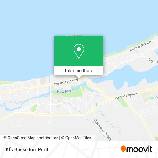 Mapa Kfc Busselton