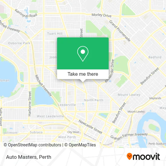 Auto Masters map