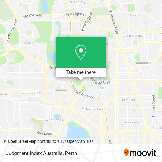 Mapa Judgment Index Australia