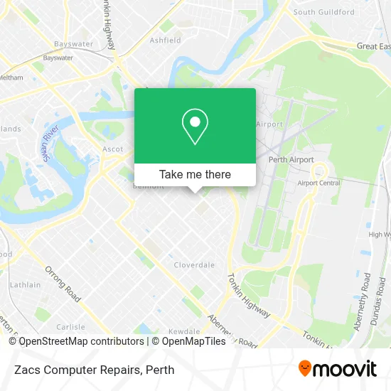 Zacs Computer Repairs map