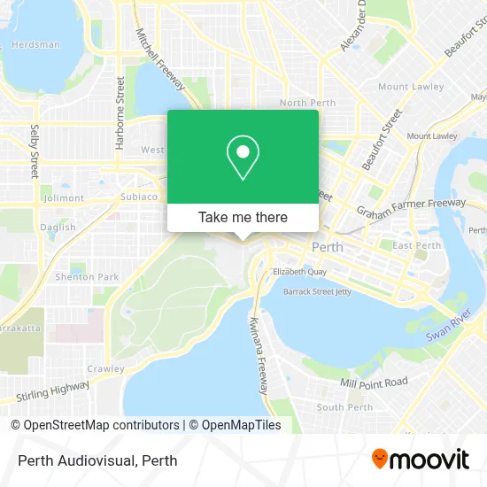 Mapa Perth Audiovisual