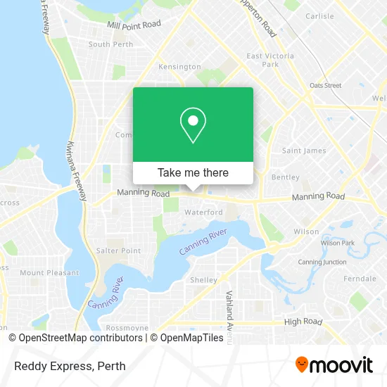 Mapa Reddy Express
