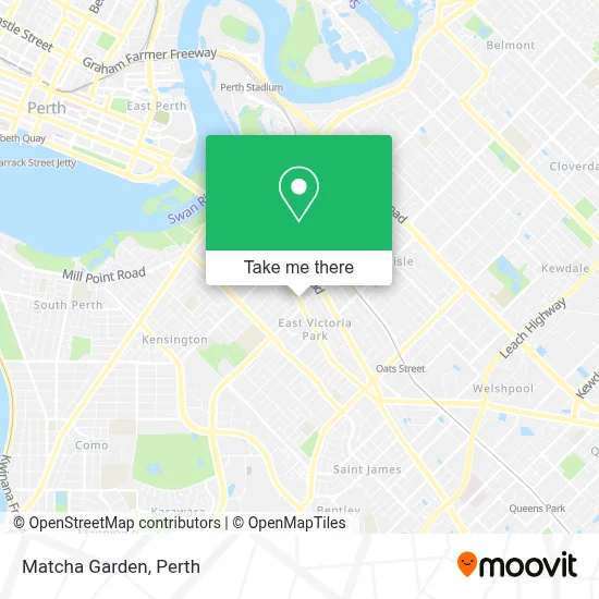 Mapa Matcha Garden