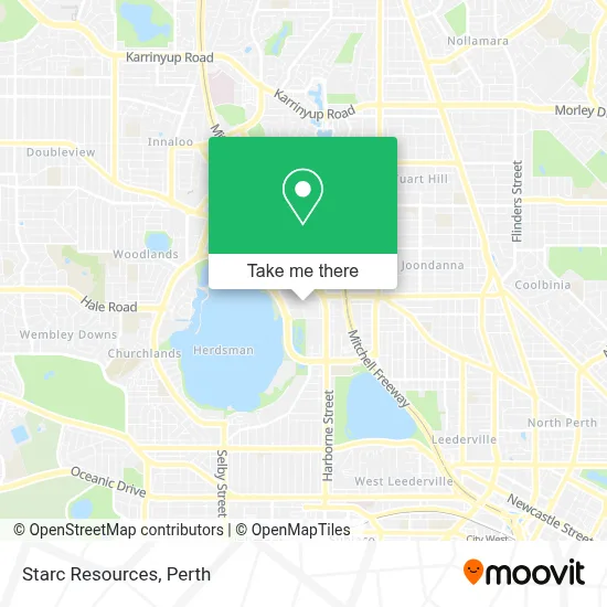 Mapa Starc Resources