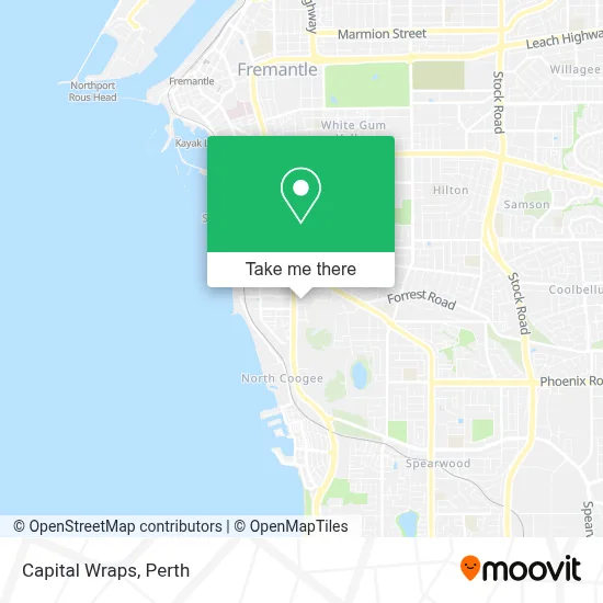 Capital Wraps map
