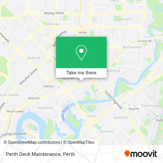 Mapa Perth Deck Maintenance