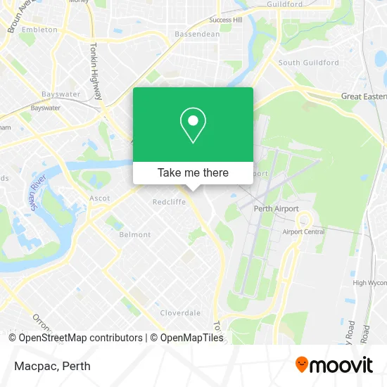 Mapa Macpac