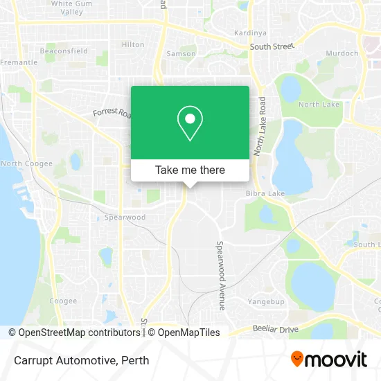 Mapa Carrupt Automotive