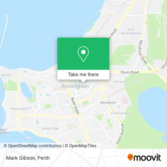 Mapa Mark Gibson