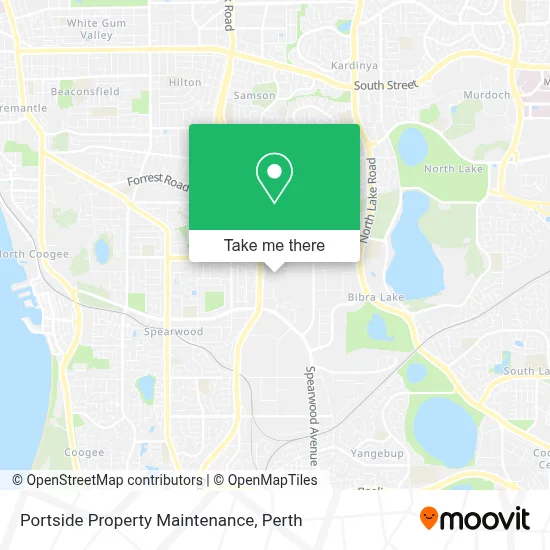 Mapa Portside Property Maintenance