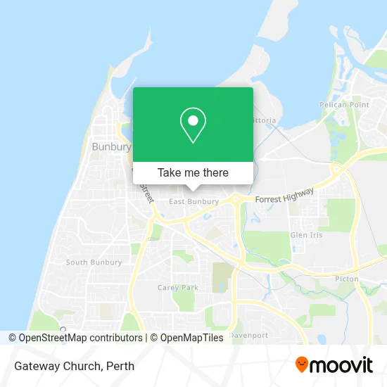 Mapa Gateway Church