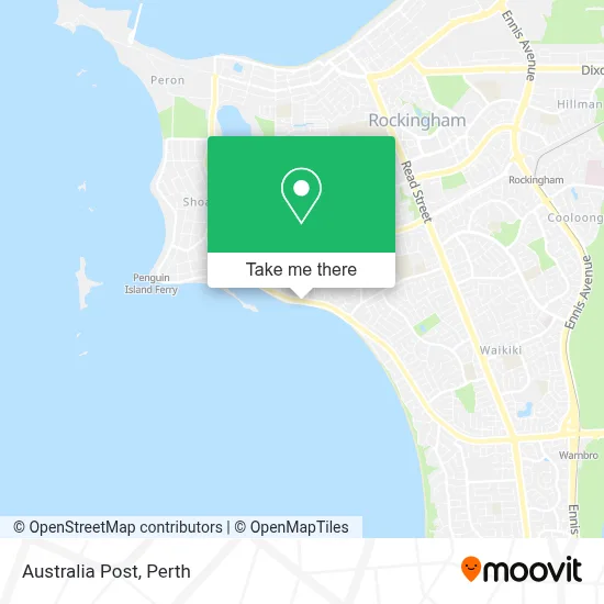 Mapa Australia Post