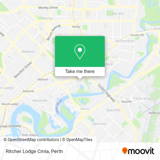 Mapa Ritcher Lodge Cmla