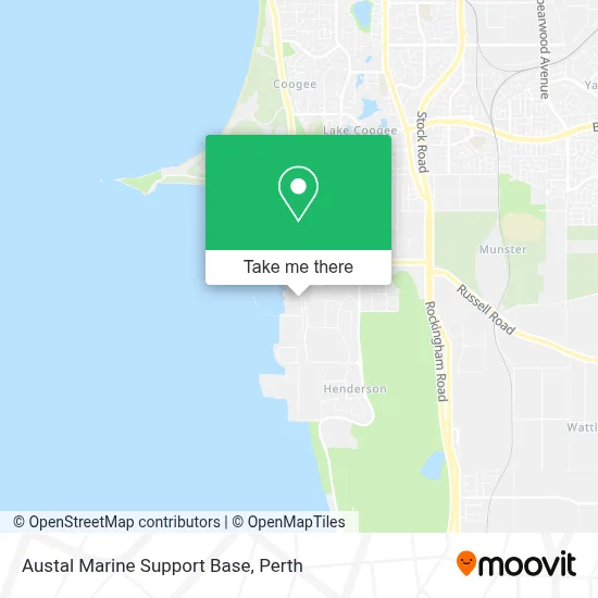 Mapa Austal Marine Support Base