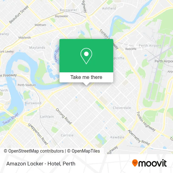 Amazon Locker - Hotel map