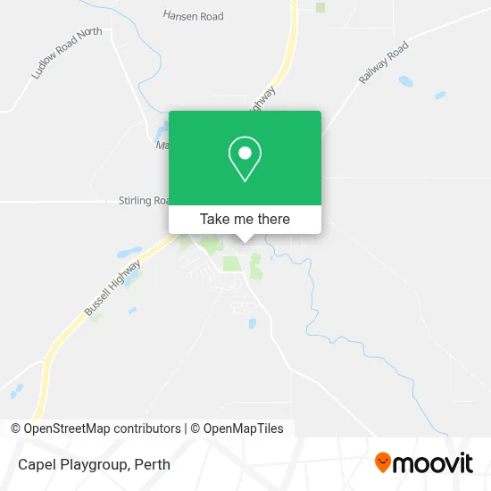 Mapa Capel Playgroup