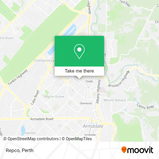Mapa Repco