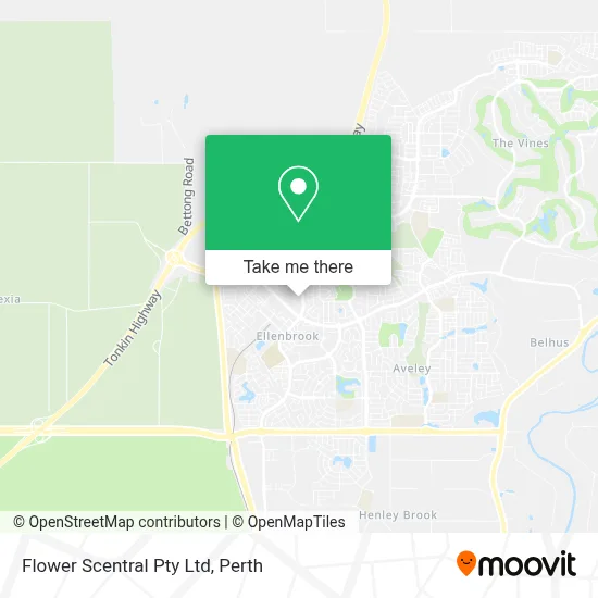 Mapa Flower Scentral Pty Ltd