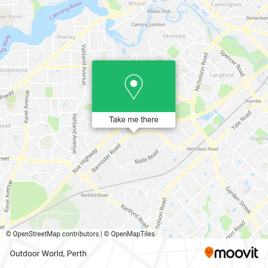 Mapa Outdoor World