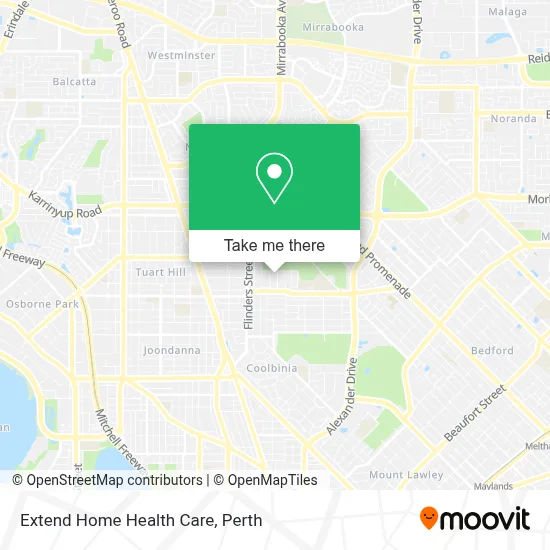 Mapa Extend Home Health Care
