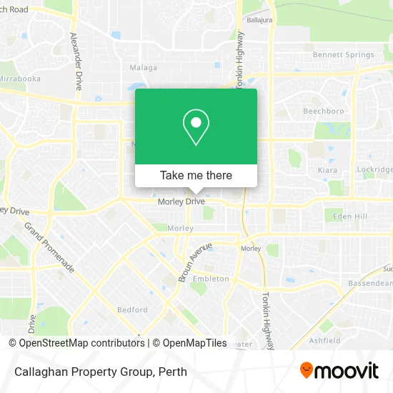 Callaghan Property Group map