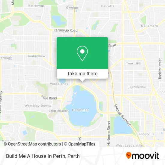 Build Me A House In Perth map