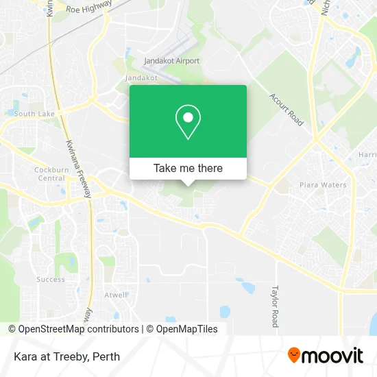 Mapa Kara at Treeby