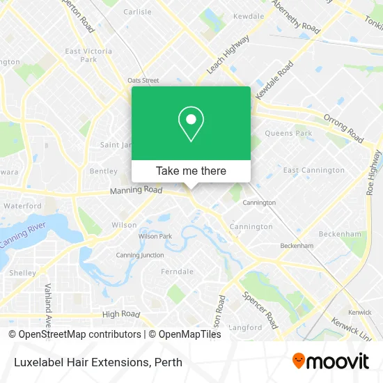 Mapa Luxelabel Hair Extensions