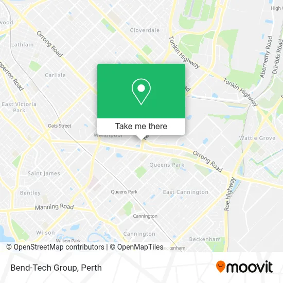 Bend-Tech Group map