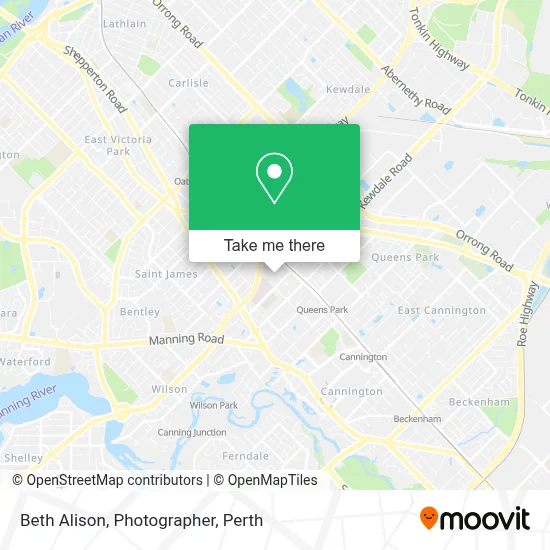 Mapa Beth Alison, Photographer