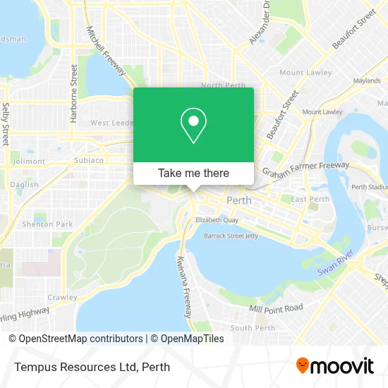 Mapa Tempus Resources Ltd