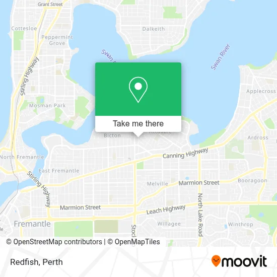 Mapa Redfish