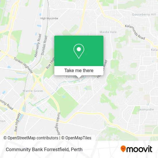 Mapa Community Bank Forrestfield
