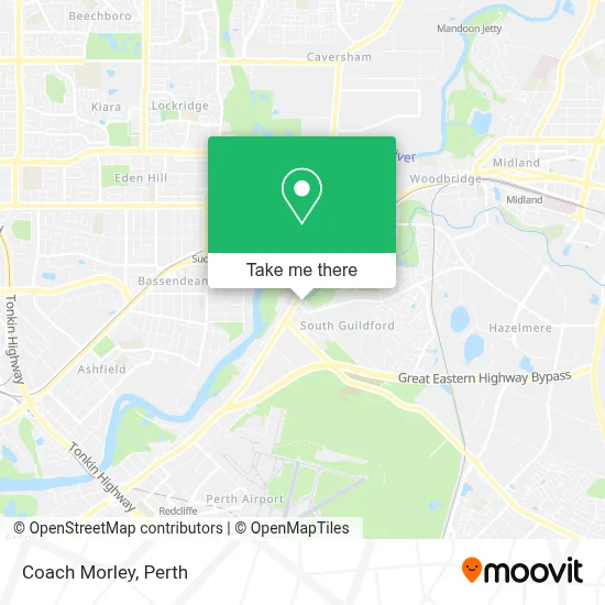 Mapa Coach Morley