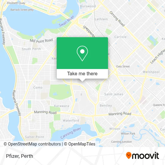 Mapa Pfizer