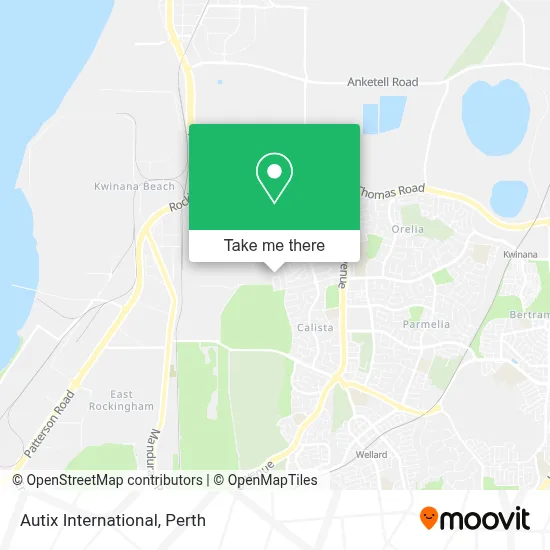 Mapa Autix International