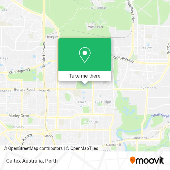 Mapa Caltex Australia