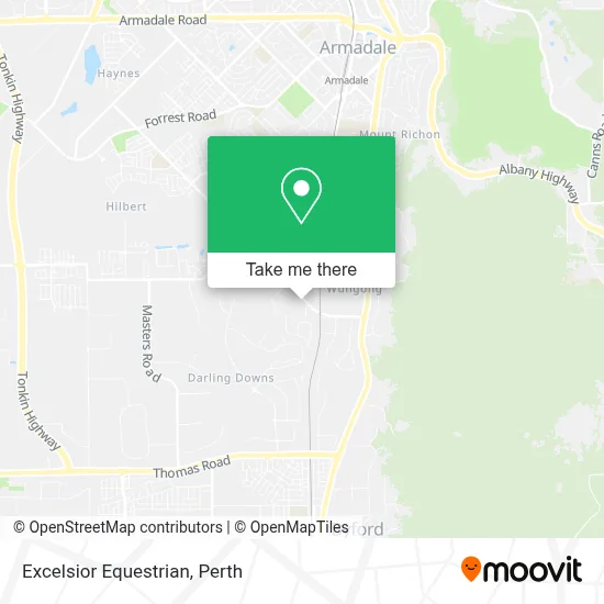Mapa Excelsior Equestrian