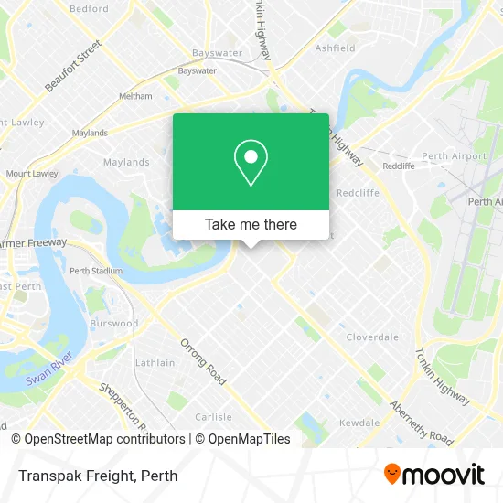 Mapa Transpak Freight