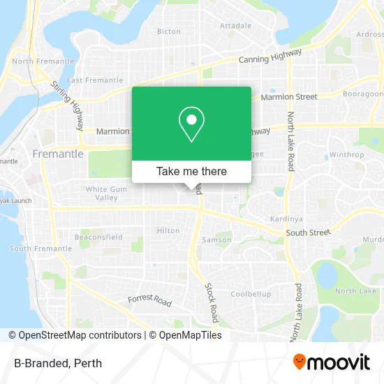 B-Branded map