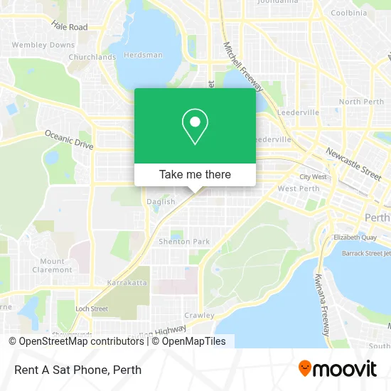 Rent A Sat Phone map
