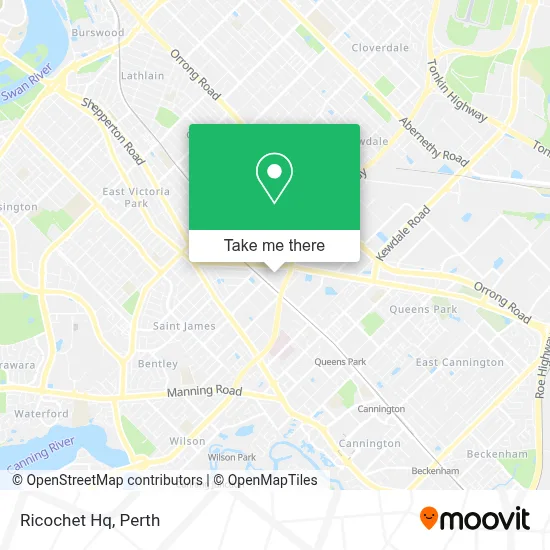Ricochet Hq map