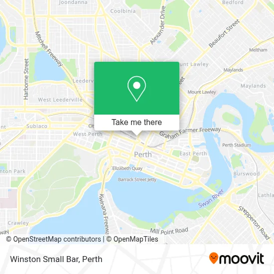 Mapa Winston Small Bar
