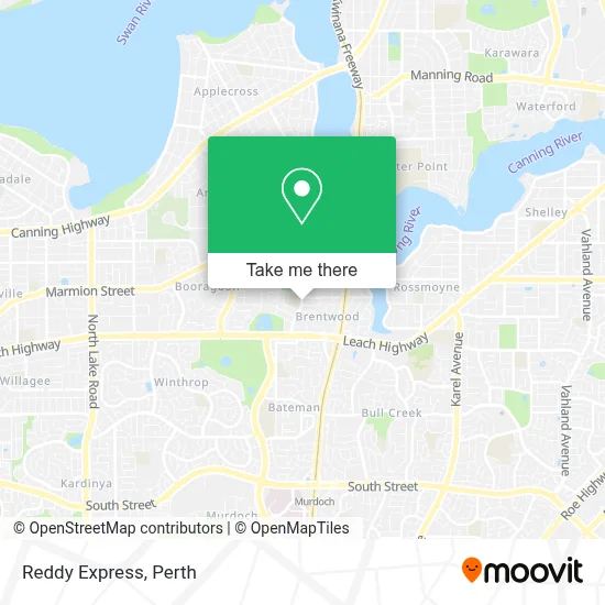 Mapa Reddy Express