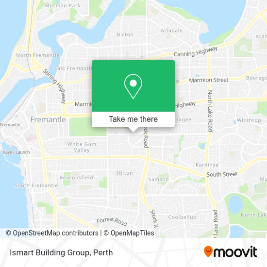 Mapa Ismart Building Group