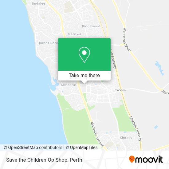 Mapa Save the Children Op Shop